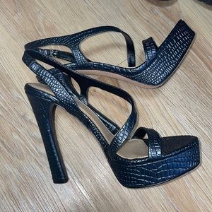 Imagine Vince Camuto Platform Heel, Blue. Never Worn.